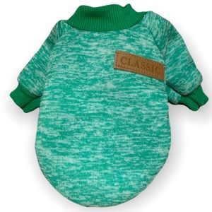 New* Green Xs cozy dog sweatshirt